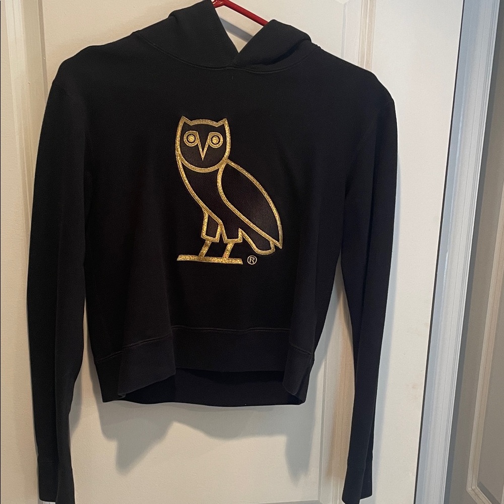 Black and Gold Owl Women's Sweater